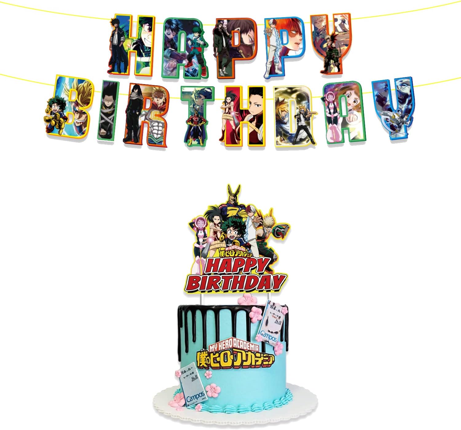 My Hero Academia Party Supplies - Birthday Banner & Australia | Ubuy